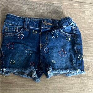 Cat & Jack Embroidered Denim Shorts